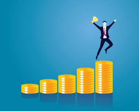 Business economic financial conceptのイラスト素材