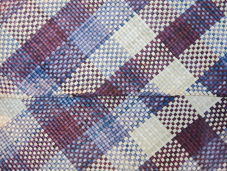 Violet and White Color on Weave Designs の写真素材