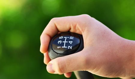 Car speed gear.の写真素材