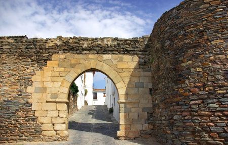 Entrance of Monsaraz, old village.の写真素材