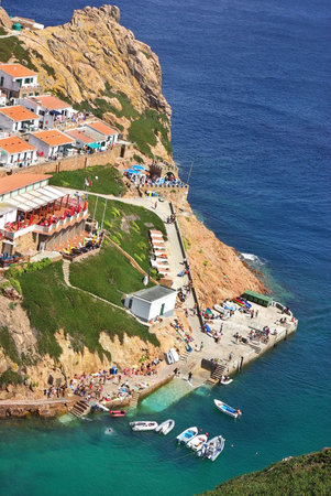 Island of berlengas in the Atlantic Ocean.の写真素材