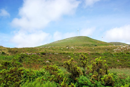 Landscape of National park of Geres, Portugal.