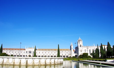 Jeronimos Monastery, Belem Portugal のeditorial素材
