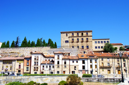  buildings in old town of Salamancaの写真素材