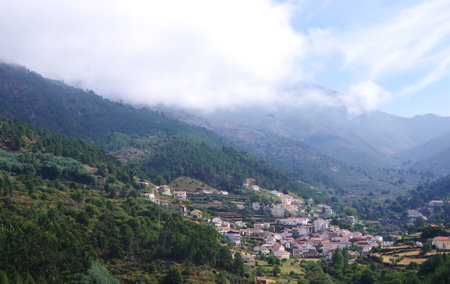 Village in the Pyrenees, Gran Canaria, Spainの写真素材