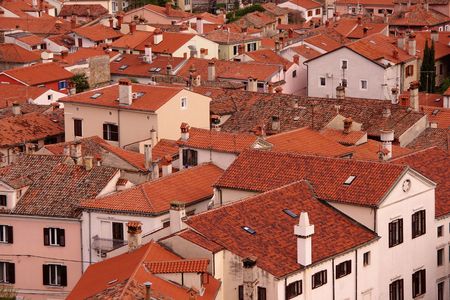 Overlook at Koper, Sloveniaの写真素材