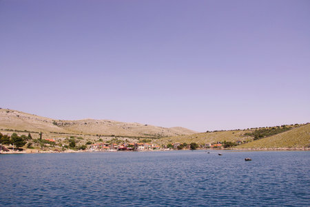 The village Vrulje in the national park Kornati in Croatia