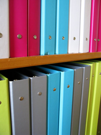 Colorful dossiers