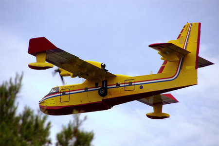 A fire prevention aeroplane