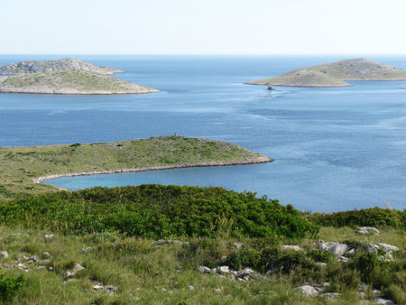 The Kornati national park in Croatia seen from Smocvica