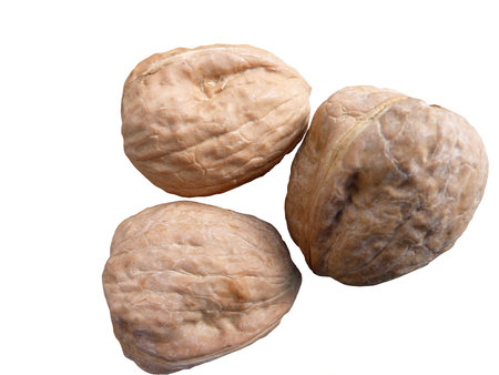 Three walnuts
