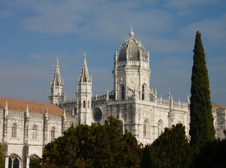 The Hieronymus monastery in Belem a district of Lisbon in Portugalのeditorial素材