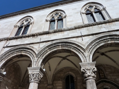 The rectors palace in Croatia was the recidence of the Dubrovnik republic rectorの写真素材