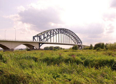The bridge over the river IJssel in Zwolle in the Netherlands