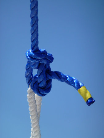 A bowline is a maritime knot