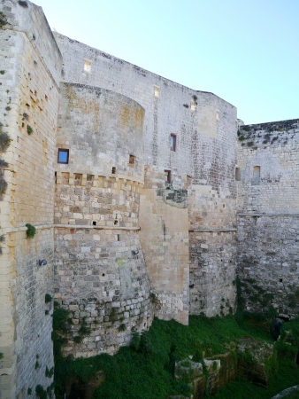 The castle of Otranto in Puglia in Italyのeditorial素材