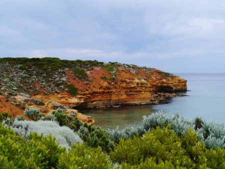 Bay of islands coastal park in Victora in australiaの写真素材