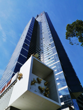 The Eureka tower in Melbourne in Victoria in Australiaのeditorial素材