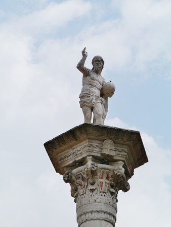 The Christ the Redeemer Statue in Vicenzain  Venetoin Italyのeditorial素材
