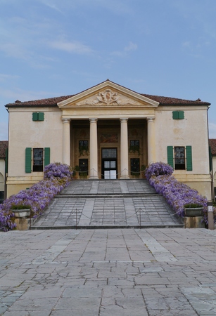Villa Emo is a patrician villa in the Veneto, northern Italy, near the village of Fanzolo di Vedelagoのeditorial素材
