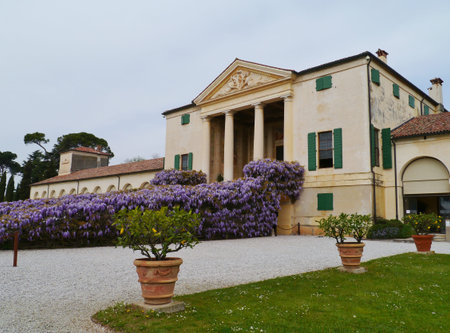 Villa Emo is a patrician villa in the Veneto, northern Italy, near the village of Fanzolo di Vedelagoのeditorial素材