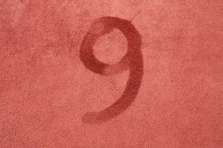 number 9の写真素材