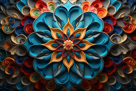 Computer generated fractal artwork for creative art,design and entertainment.の素材