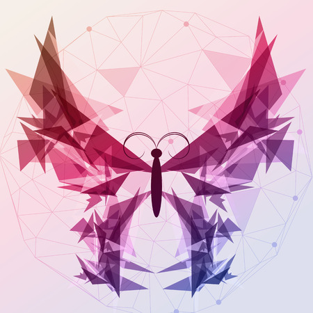 Abstract Butterfly - Vector Illustrationのイラスト素材