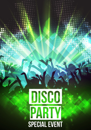Disco Party Background - Vector Illustrationのイラスト素材