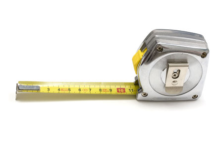 Tape measure isolated on white background