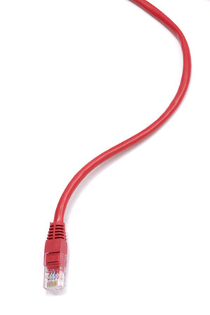 Computer Network Cable isolated on white background