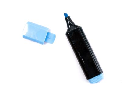 Highlighter isolated on white backgroundの写真素材