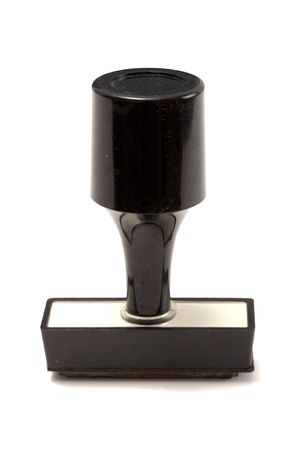 Rubber stamp isolated on whiteの写真素材