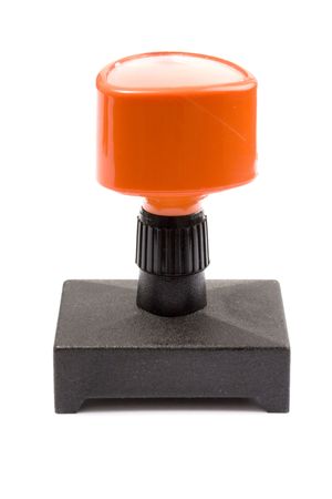 Rubber stamp isolated on whiteの写真素材