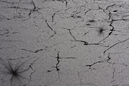 texture of gray metal cracks backgrounds の写真素材
