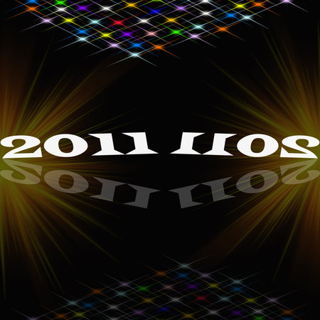 Beautiful abstract background of 2011