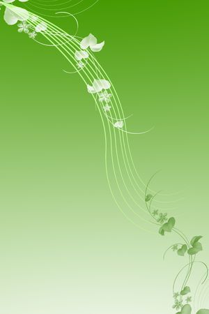 Beautiful abstract background of green leavesの写真素材