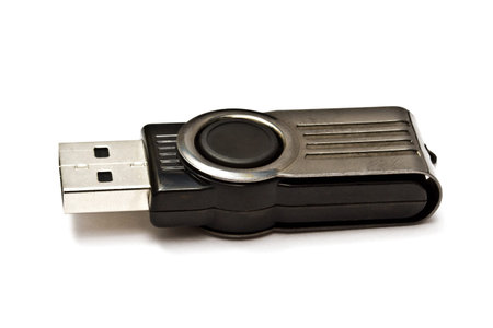 USB storage drive isolated on white background