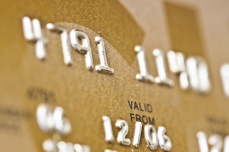 Credit Card closeupの写真素材