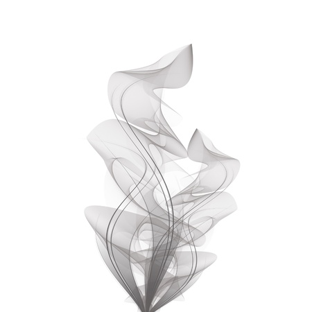 Abstract background of metal line and smokeの写真素材