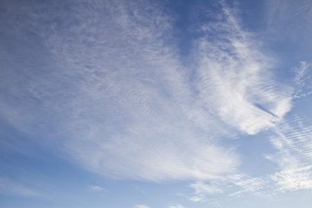 Beautiful blue sky and white cloud