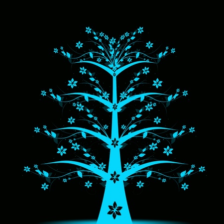 Abstract art tree - Living Foreverのイラスト素材