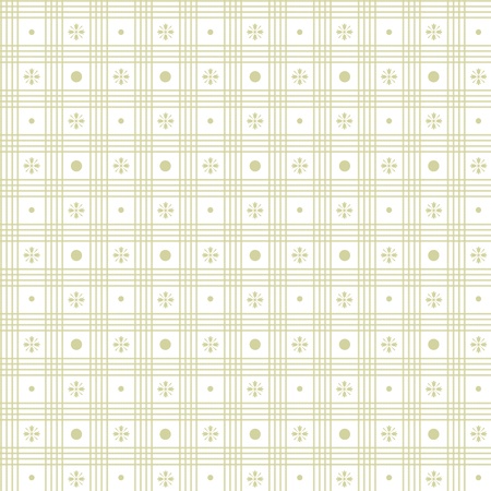 Beautiful seamless pattern of polka dots and checkeredのイラスト素材