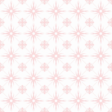 Abstract background of seamless floral and dots pattern のイラスト素材