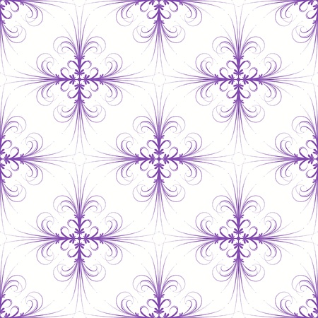 Abstract and beautiful floral pattern on white backgroundのイラスト素材