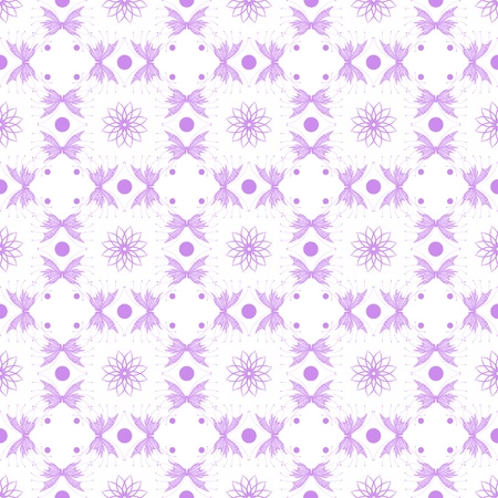 Abstract background of  seamless floral and butterfly patternのイラスト素材