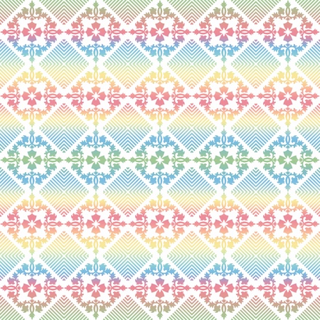 Beautiful and fashion floral pattern backgroundのイラスト素材