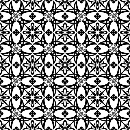 Beautiful background of seamless classic floral patternのイラスト素材