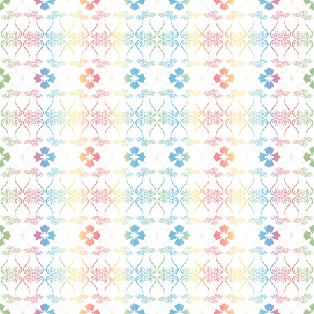 Beautiful background of seamless floral pattern