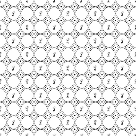 Beautiful background of seamless floral patternのイラスト素材